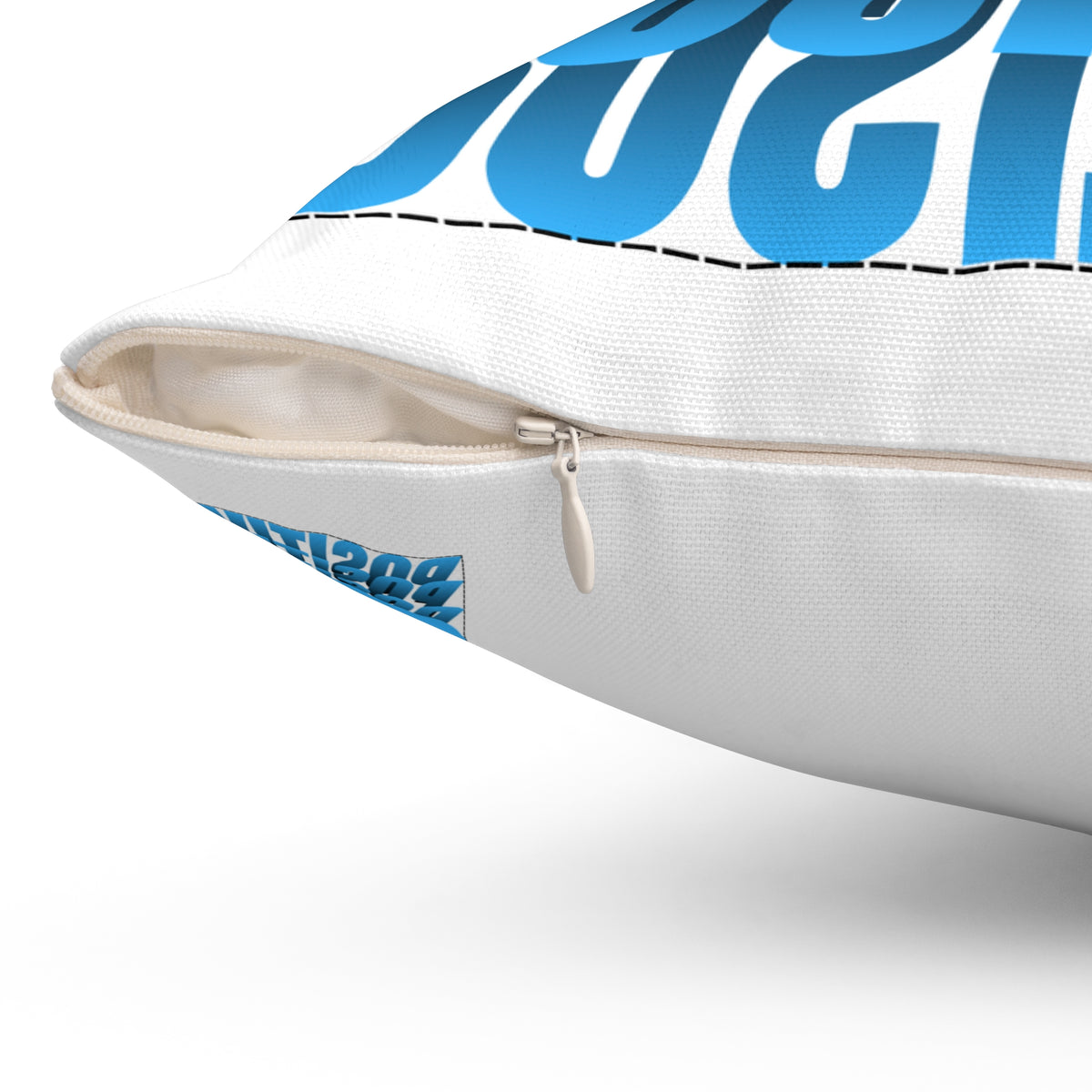 " Positive Energy" Spun Polyester Square Pillow