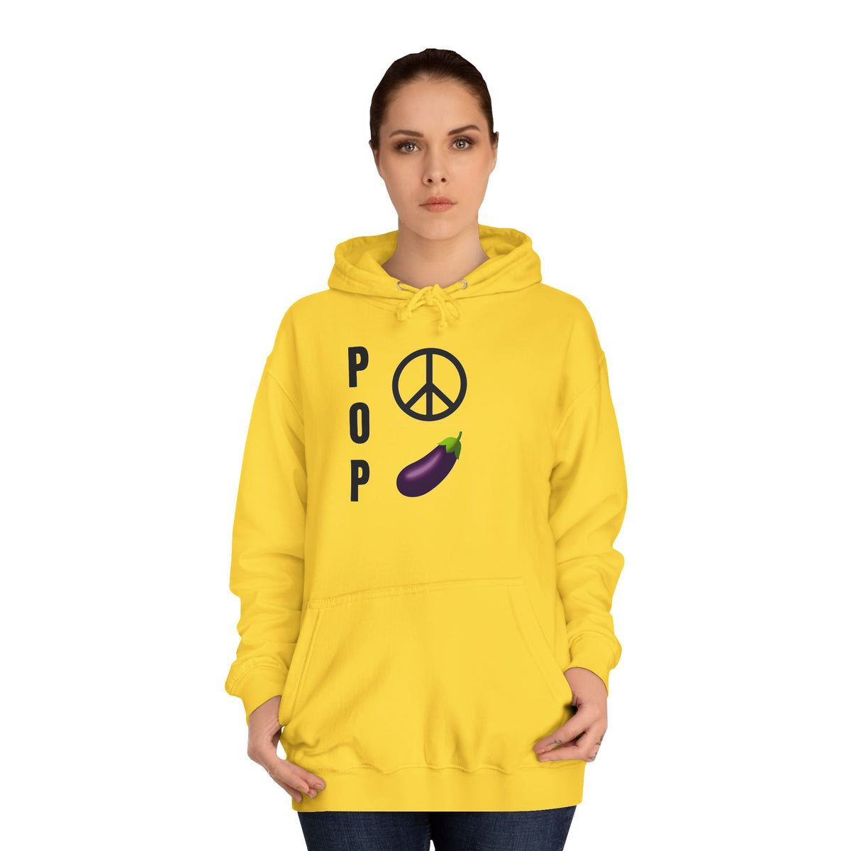 "Peace Ova" Unisex College Hoodie