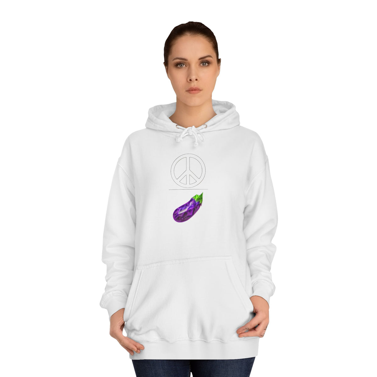 "Peace Ova" Unisex College Hoodie