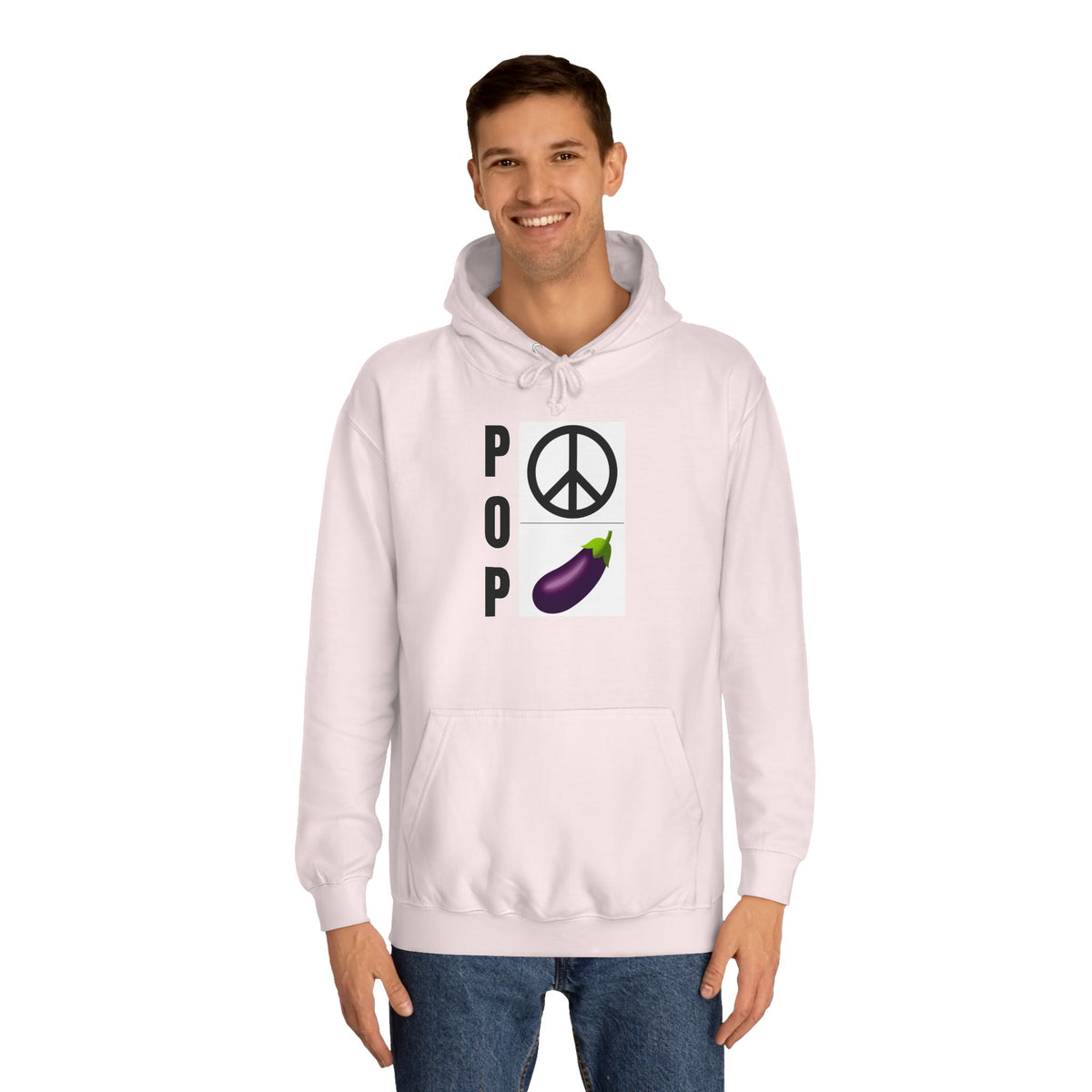 "Peace Ova" Unisex College Hoodie