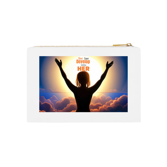 "BECOMING HER" Cosmetic Bag