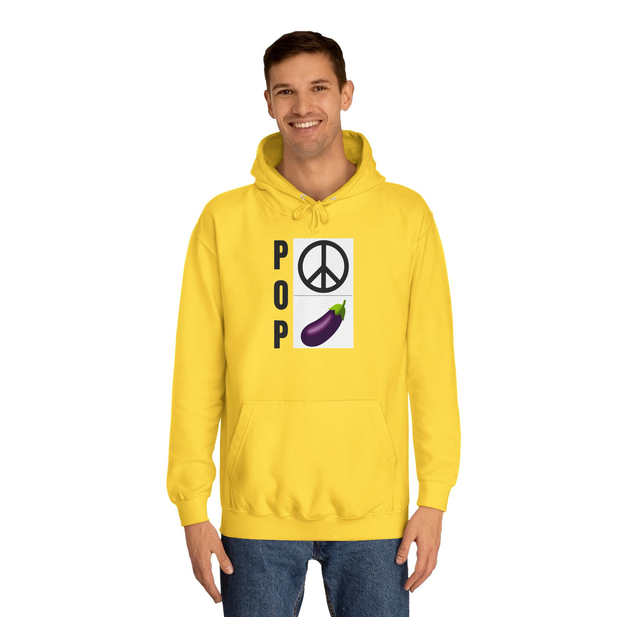 "Peace Ova" Unisex College Hoodie