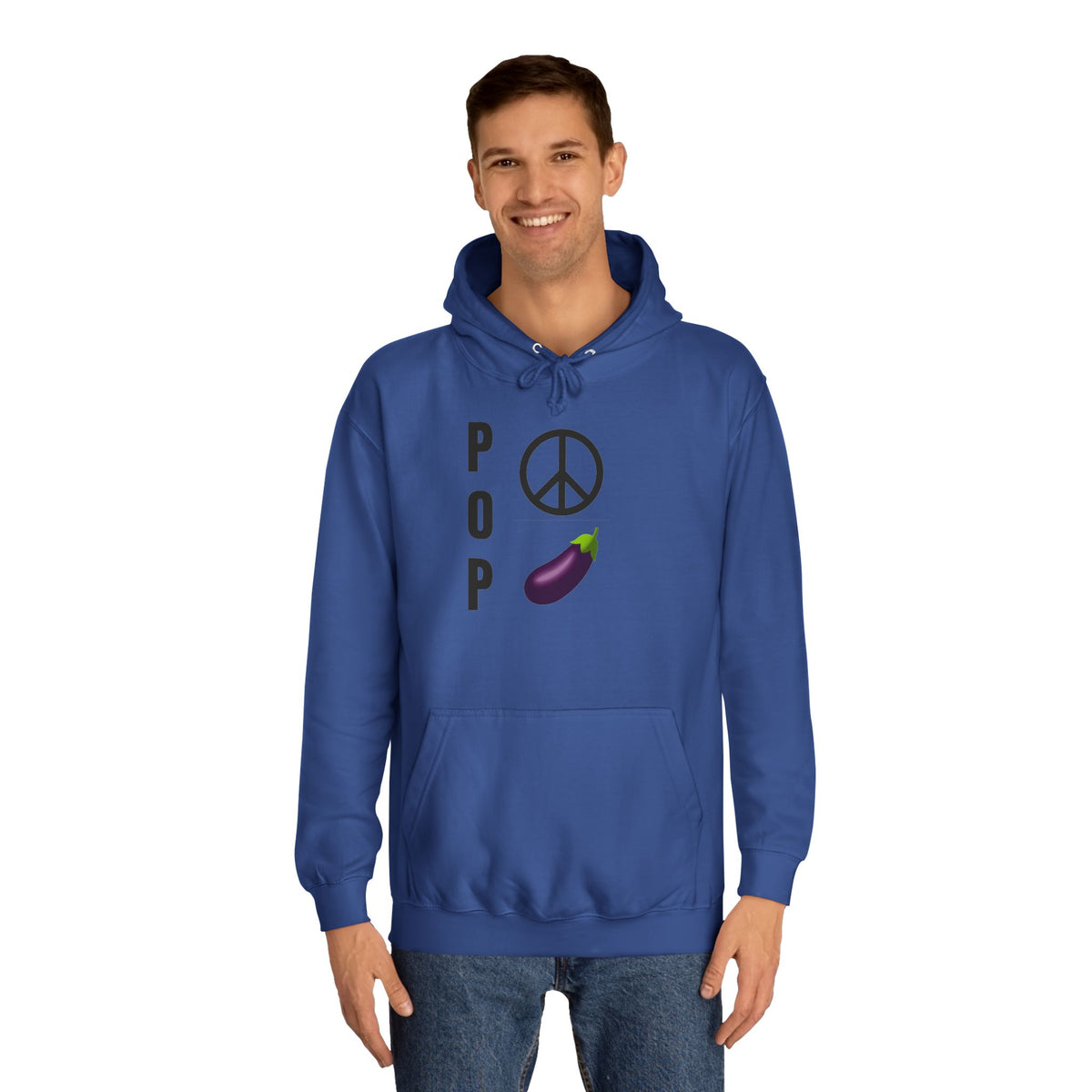 "Peace Ova" Unisex College Hoodie