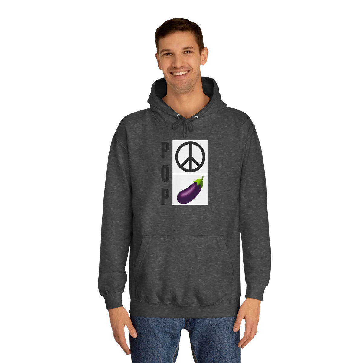 "Peace Ova" Unisex College Hoodie