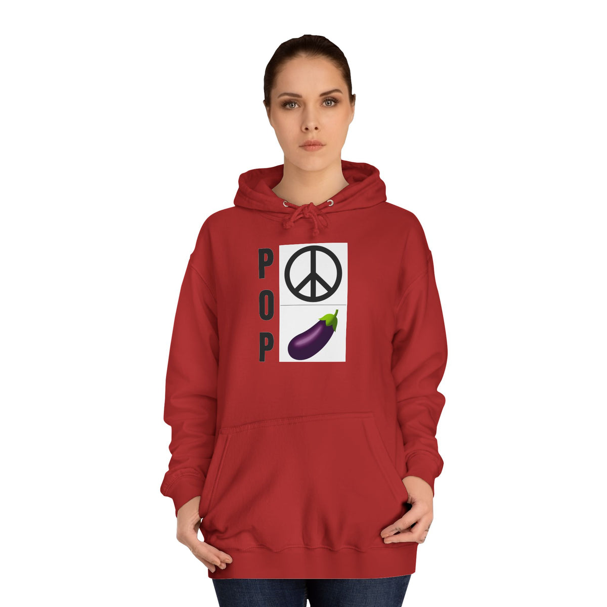 "Peace Ova" Unisex College Hoodie