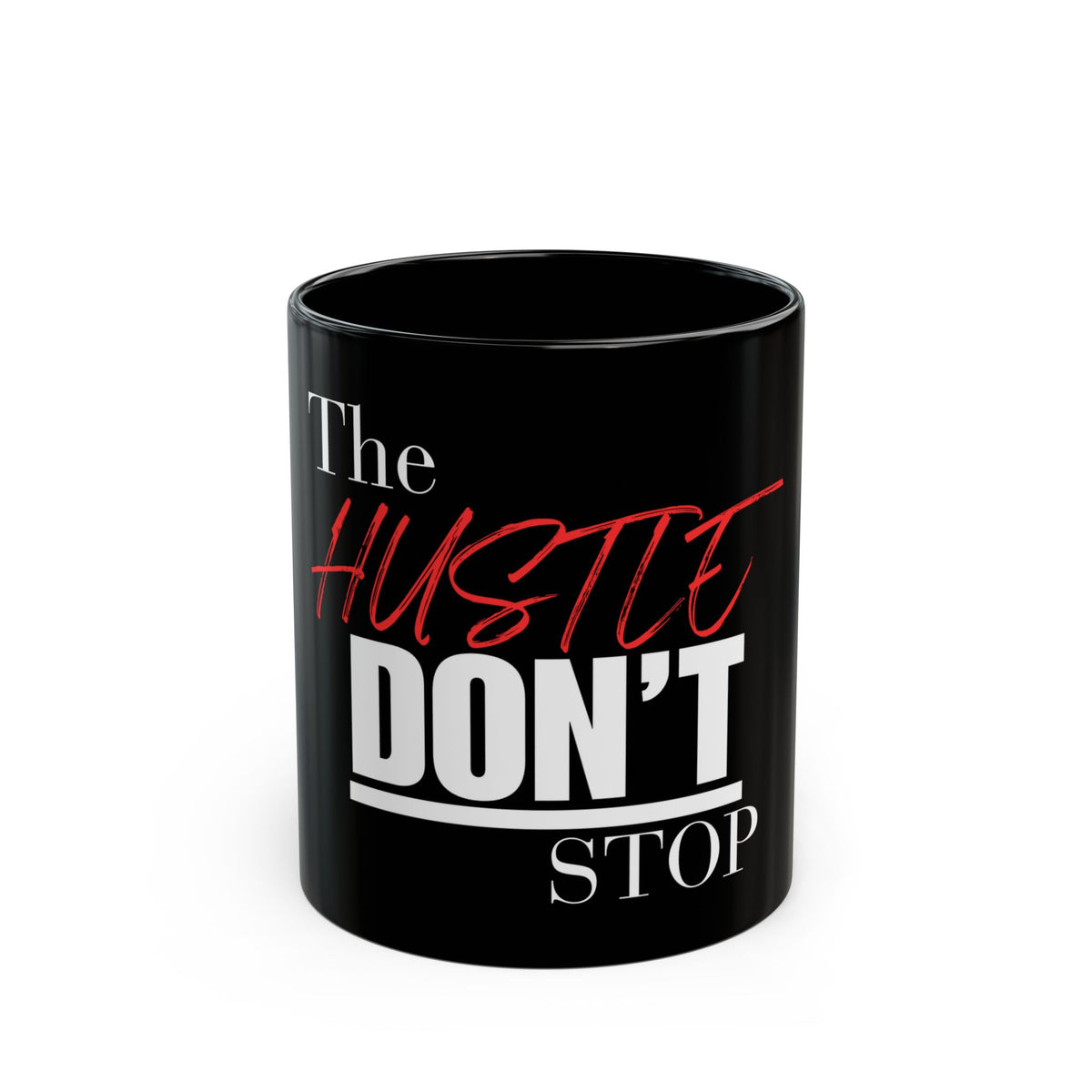 "T.H.D.S." Black Ceramic Mug (11oz, 15oz)