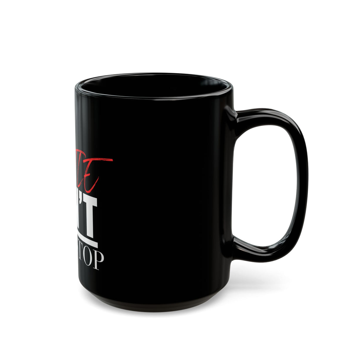 "T.H.D.S." Black Ceramic Mug (11oz, 15oz)