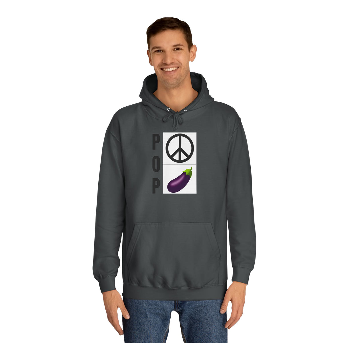 "Peace Ova" Unisex College Hoodie