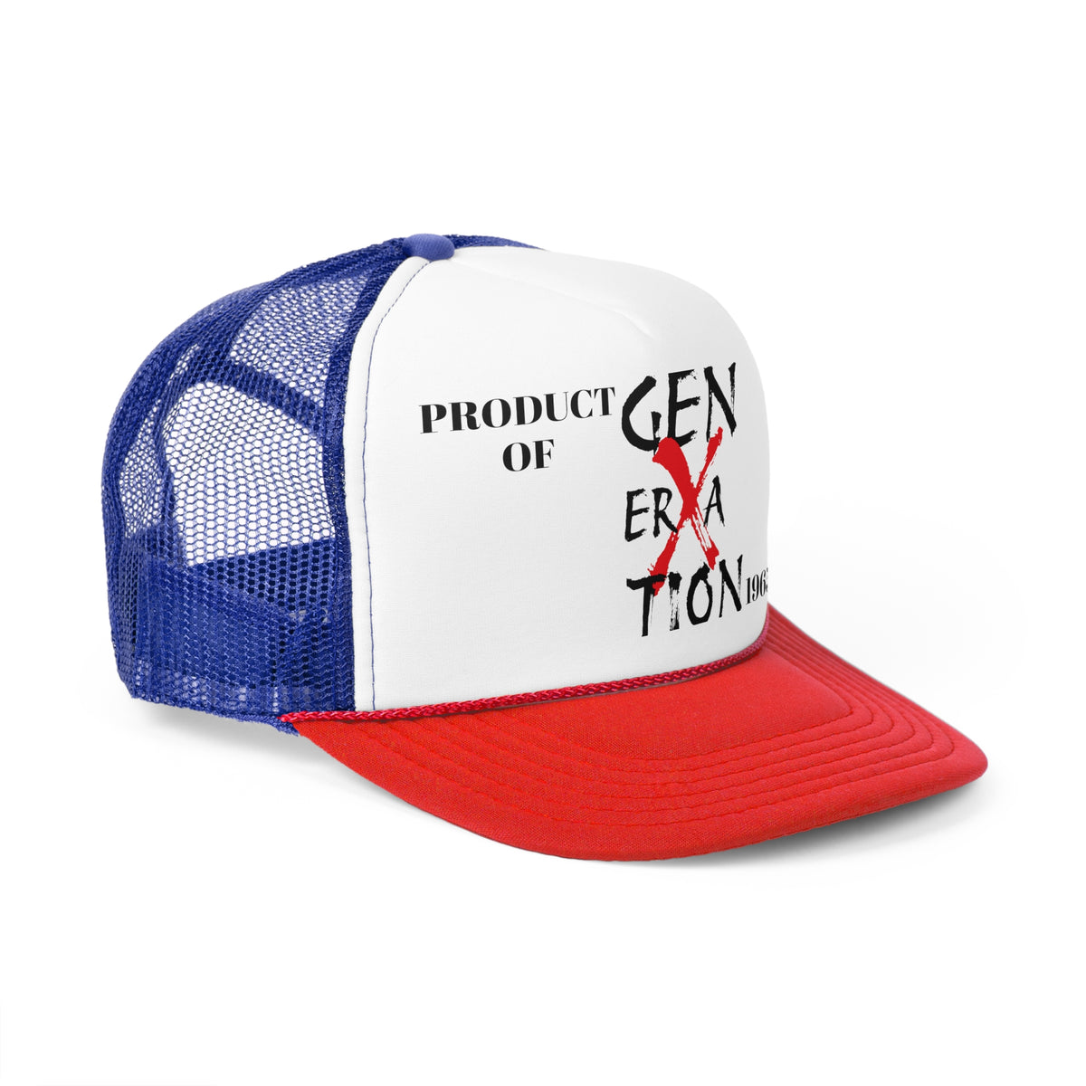 "Product of Generation X" Trucker Caps