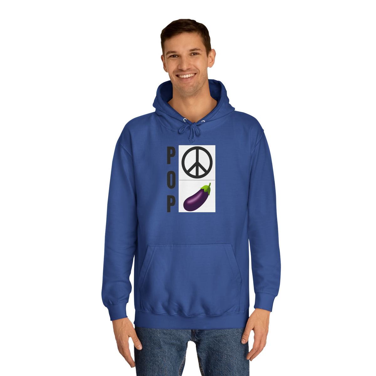 "Peace Ova" Unisex College Hoodie