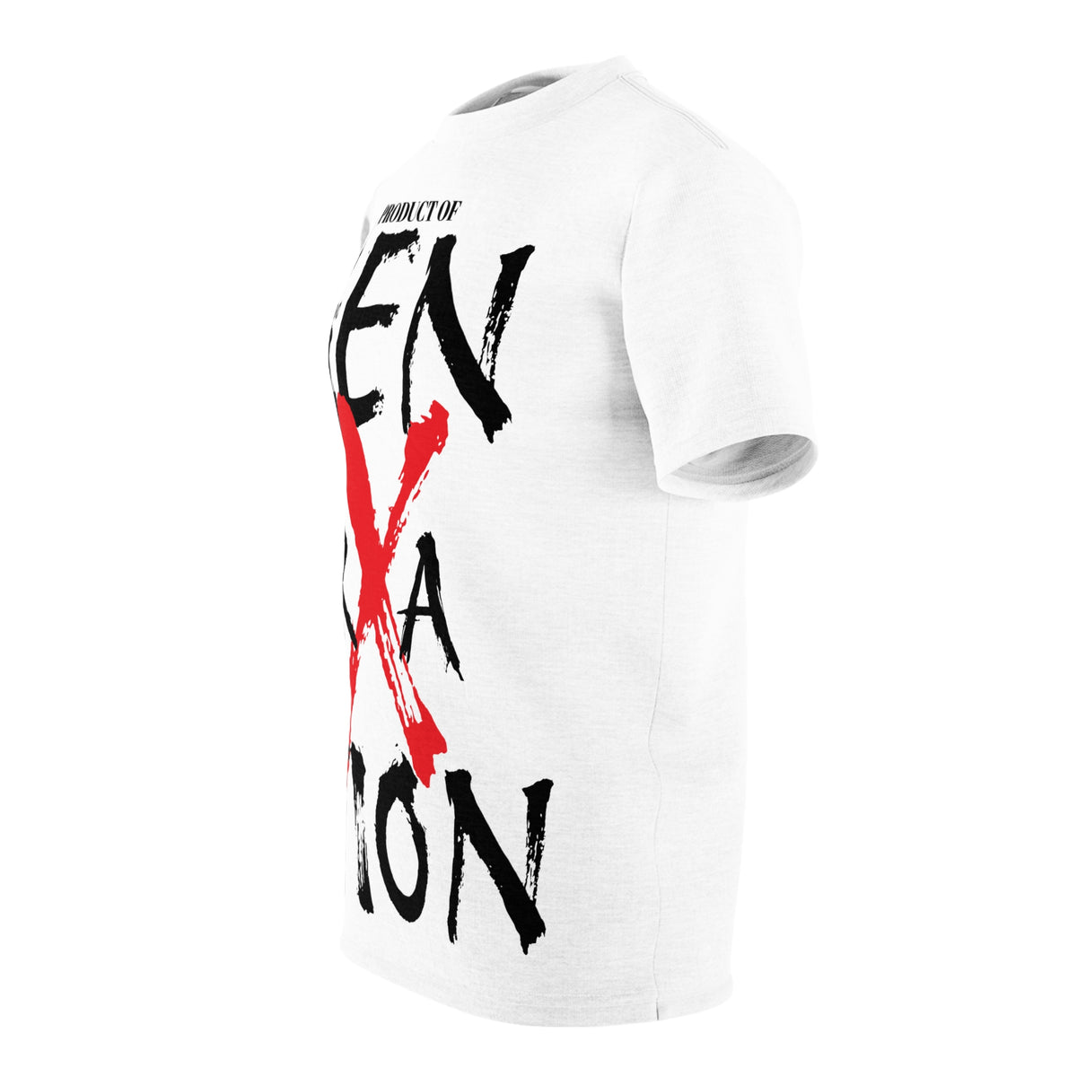 "Property of Generation X" Unisex Cut & Sew Tee (AOP)