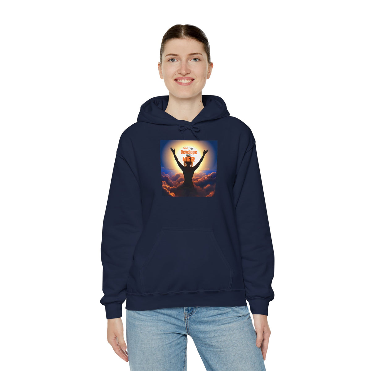 "Becoming Her" Unisex Heavy Blend™ Hooded Sweatshirt