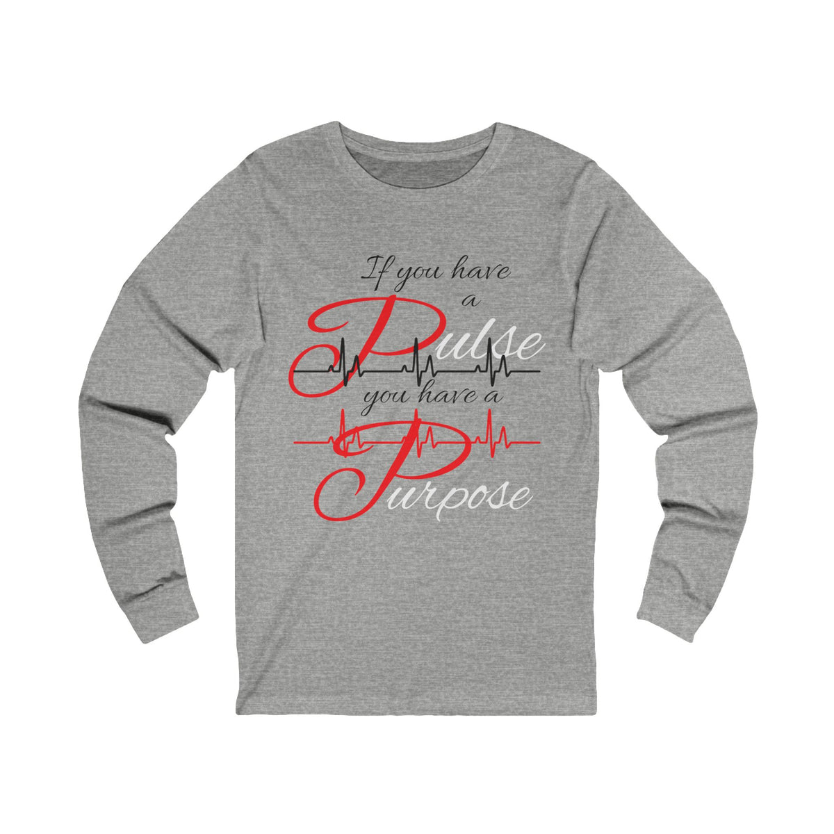 "Purpose" Unisex Jersey Long Sleeve Tee