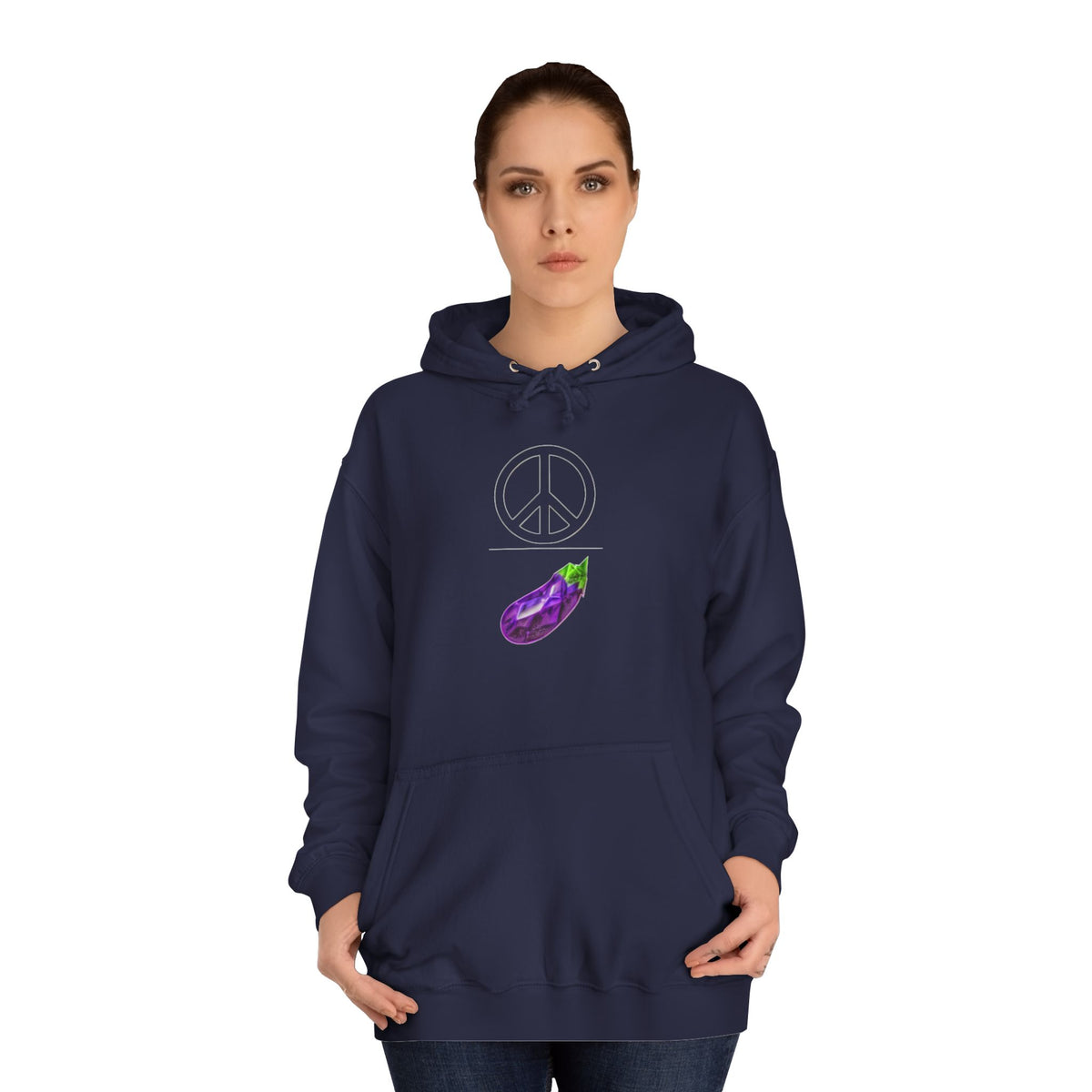 "Peace Ova" Unisex College Hoodie