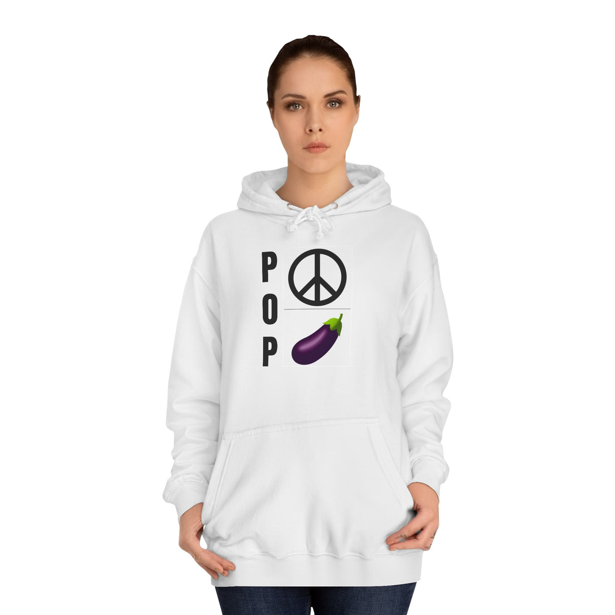 "Peace Ova" Unisex College Hoodie