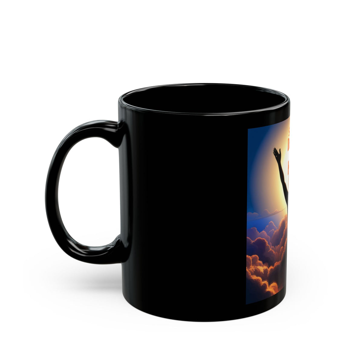 "BECOMING HER" Black Mug (11oz, 15oz)