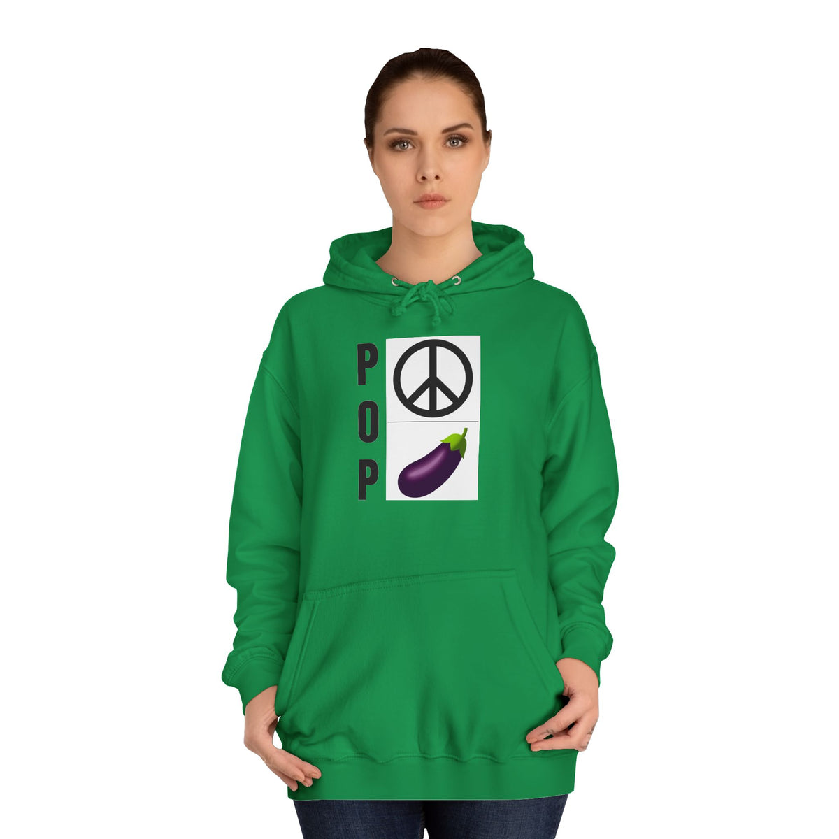 "Peace Ova" Unisex College Hoodie