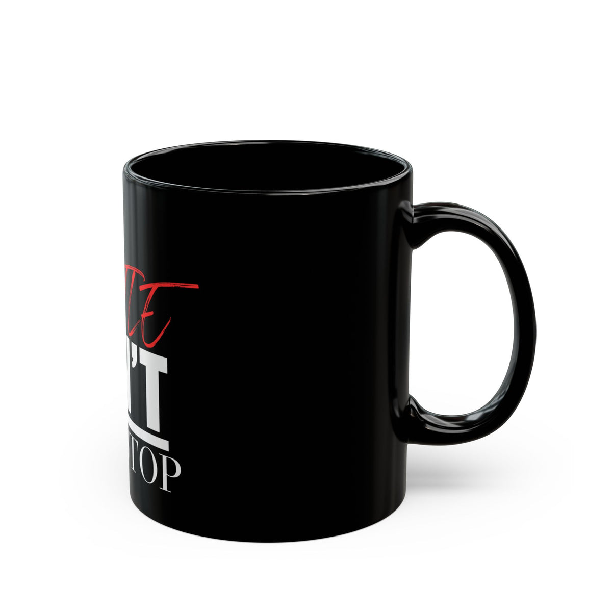 "T.H.D.S." Black Ceramic Mug (11oz, 15oz)