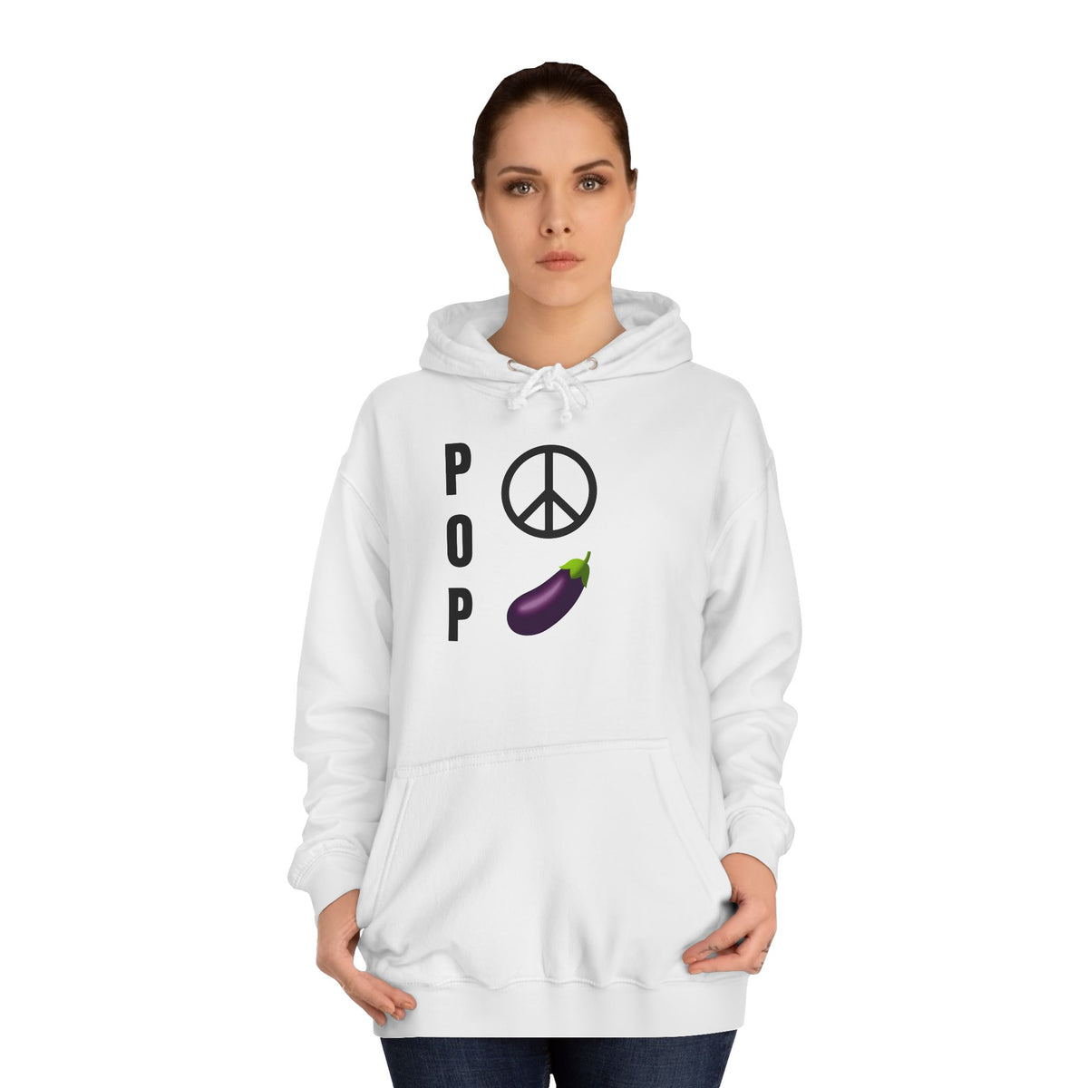 "Peace Ova" Unisex College Hoodie