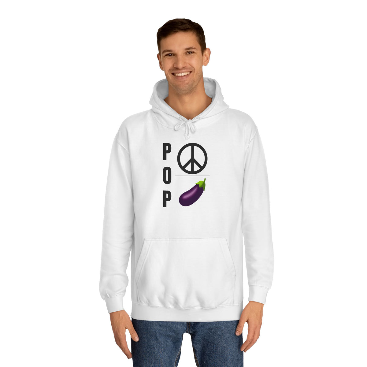 "Peace Ova" Unisex College Hoodie