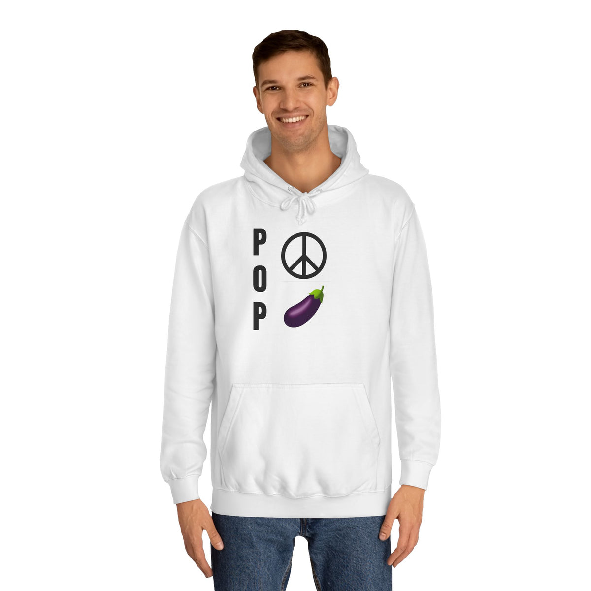 "Peace Ova" Unisex College Hoodie