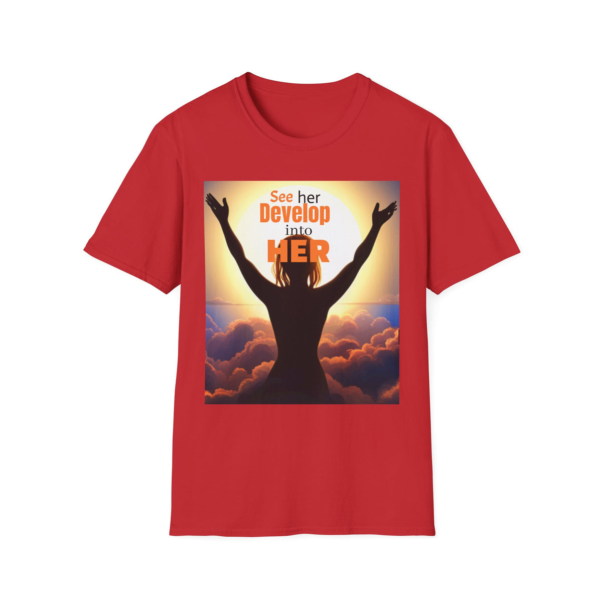 "BECOMING HER" Unisex Softstyle T-Shirt