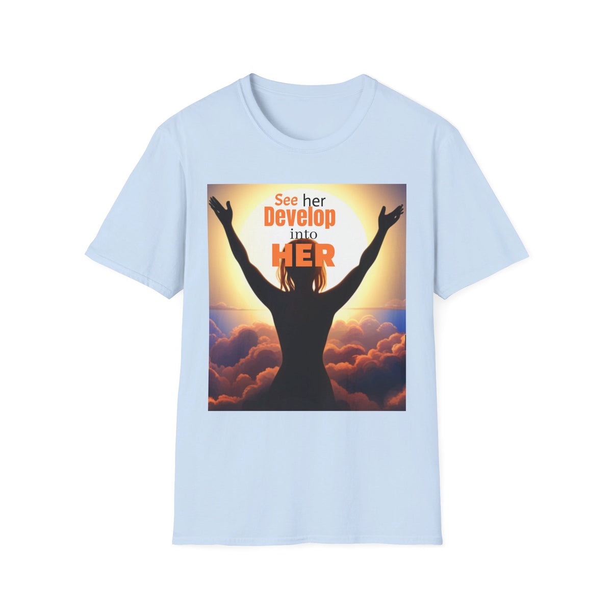 "BECOMING HER" Unisex Softstyle T-Shirt