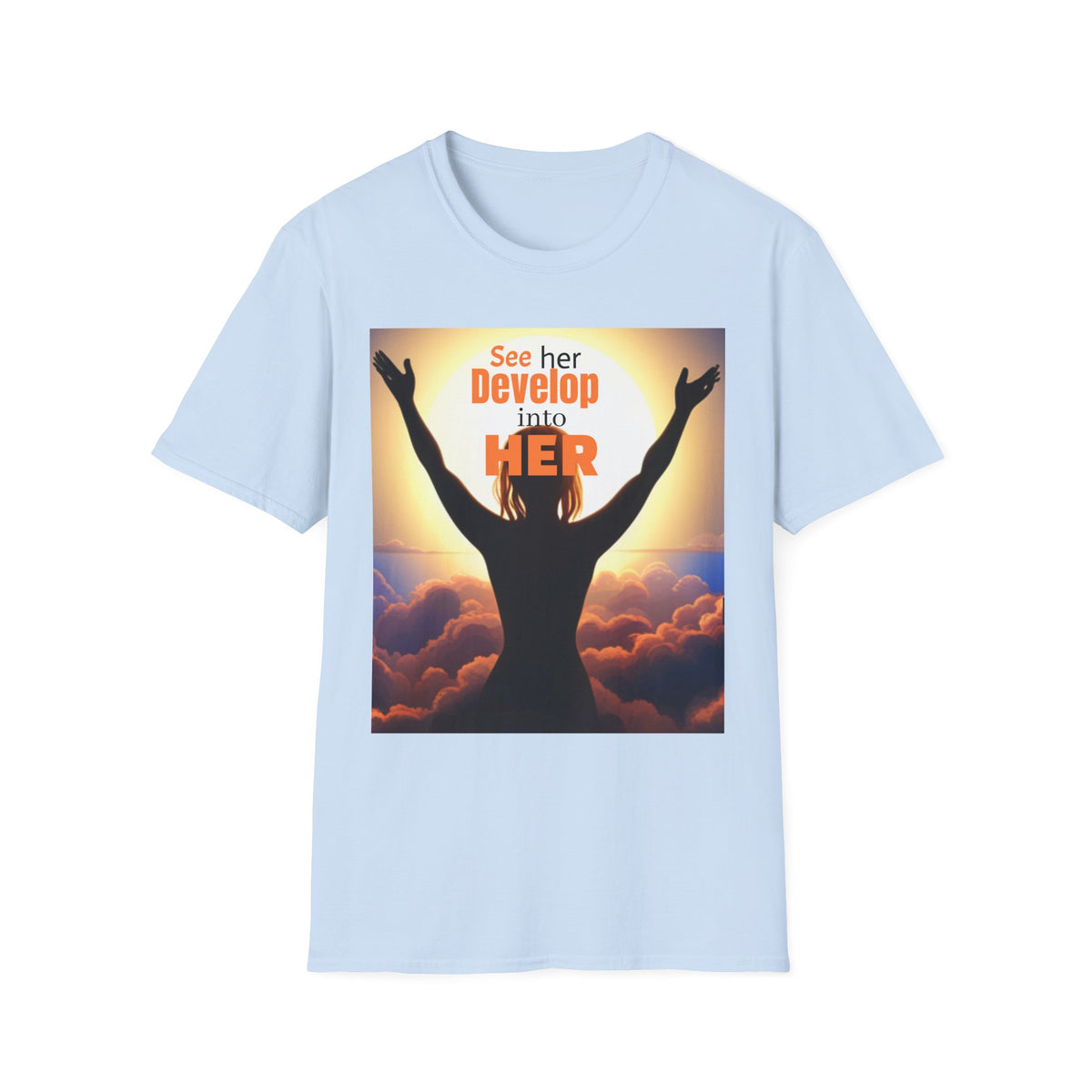 "BECOMING HER" Unisex Softstyle T-Shirt