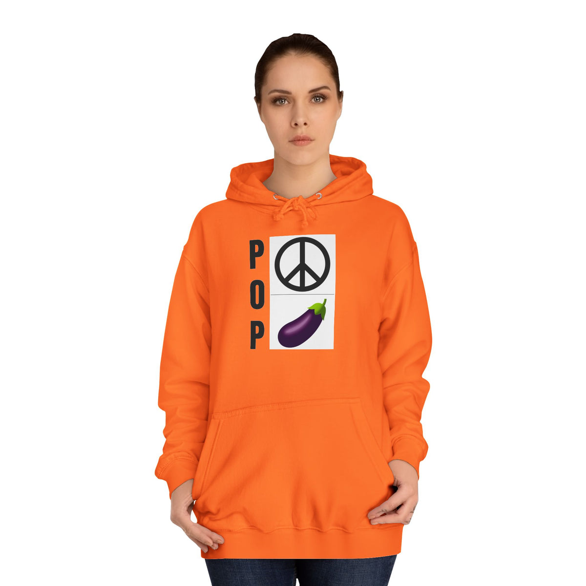 "Peace Ova" Unisex College Hoodie