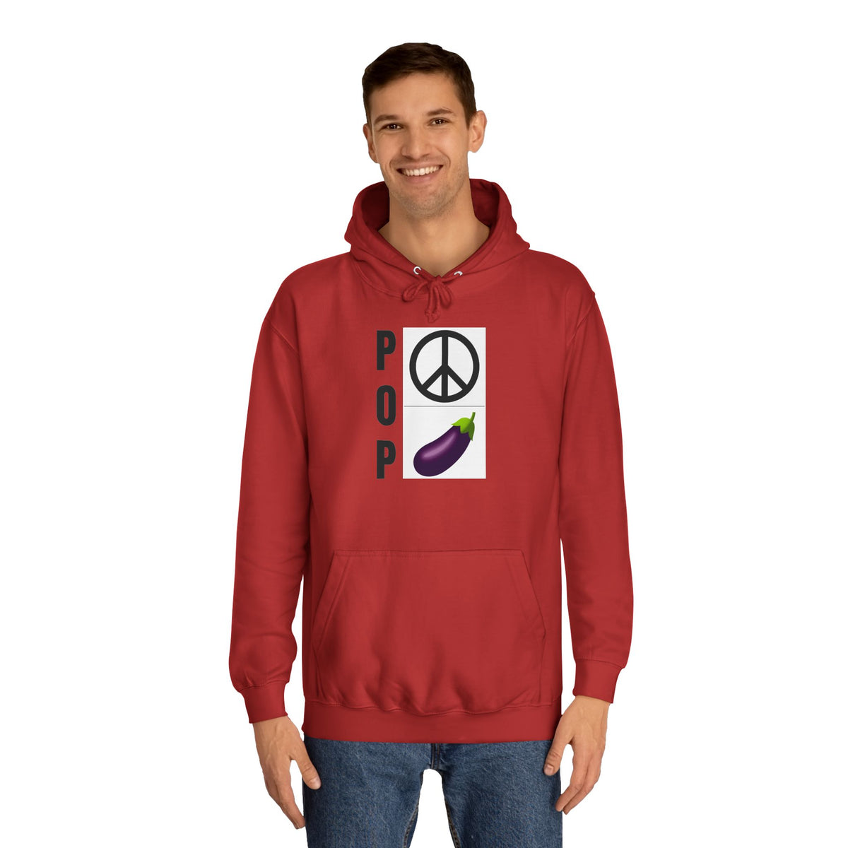 "Peace Ova" Unisex College Hoodie