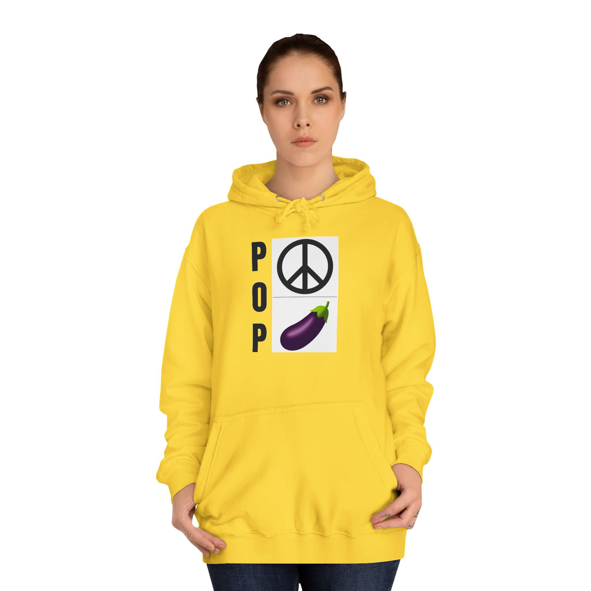 "Peace Ova" Unisex College Hoodie