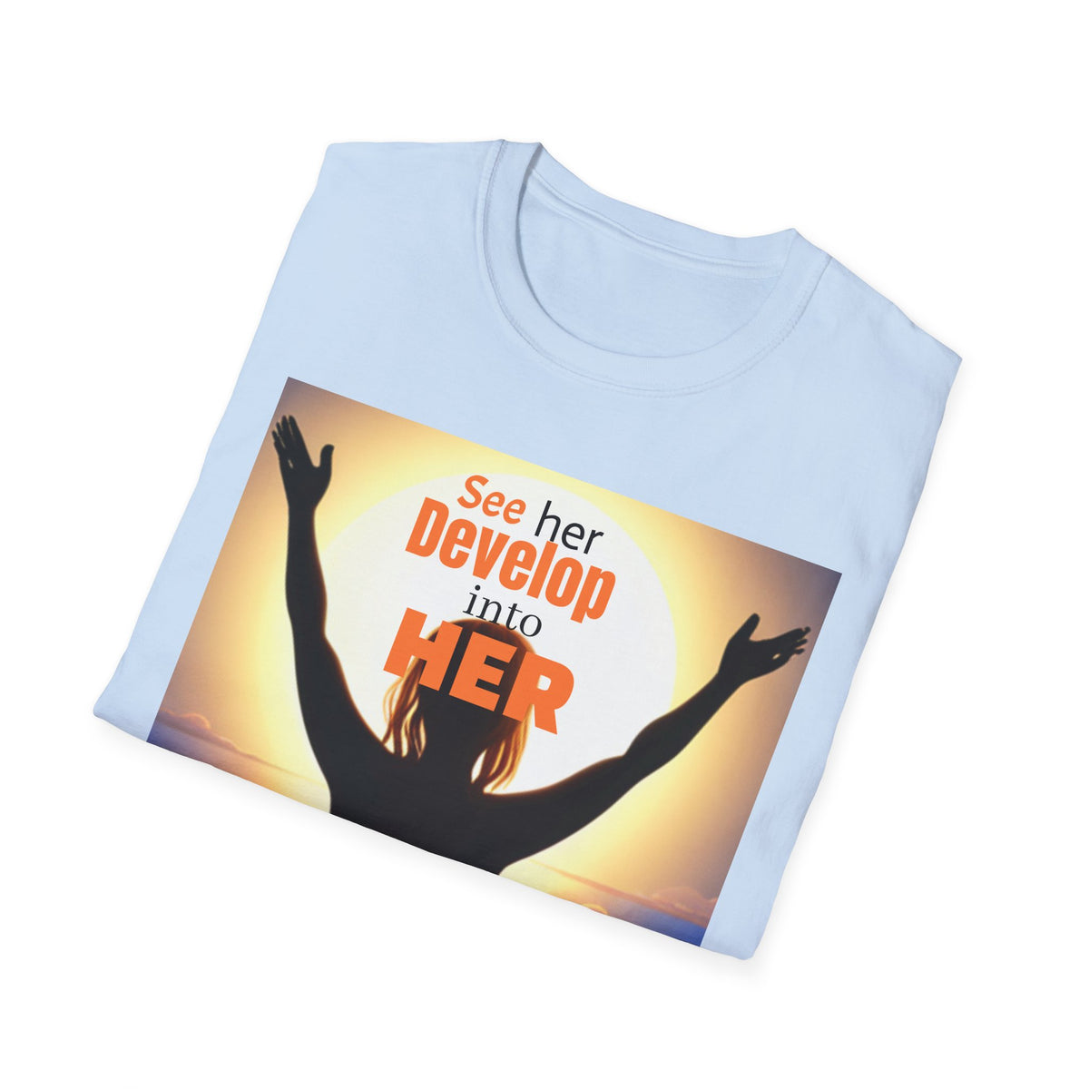 "BECOMING HER" Unisex Softstyle T-Shirt