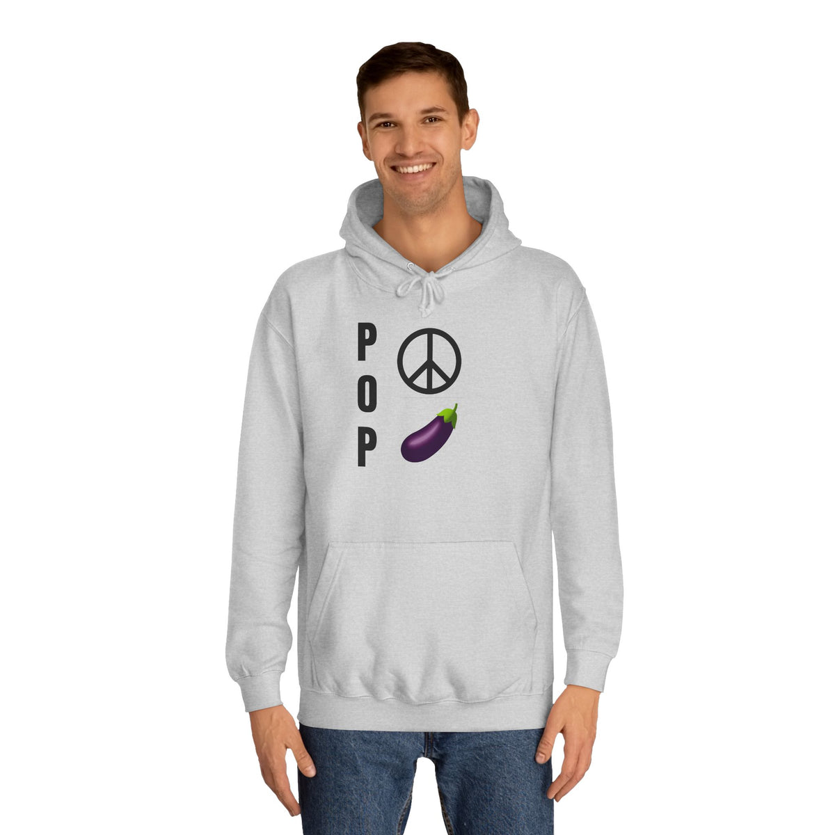 "Peace Ova" Unisex College Hoodie