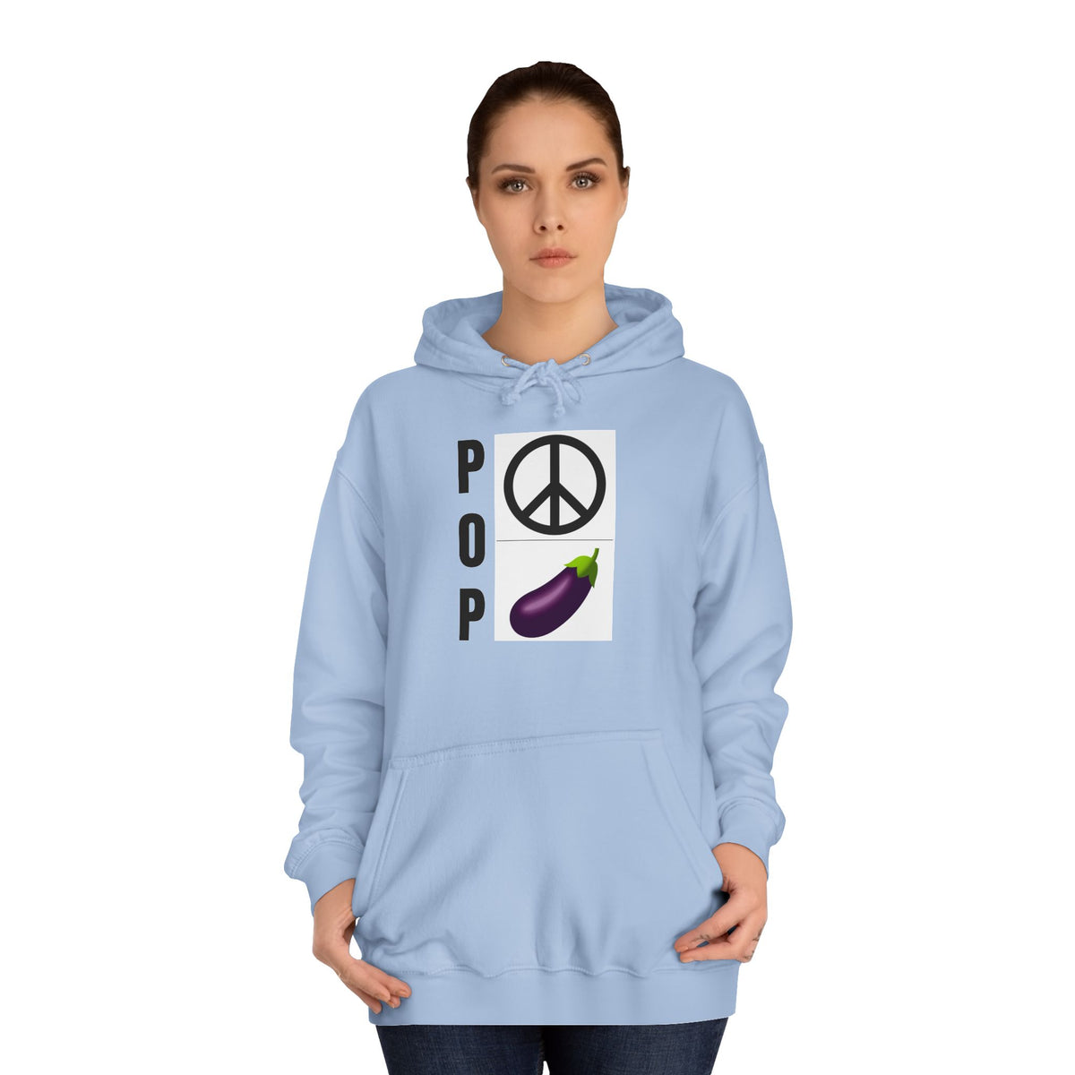 "Peace Ova" Unisex College Hoodie