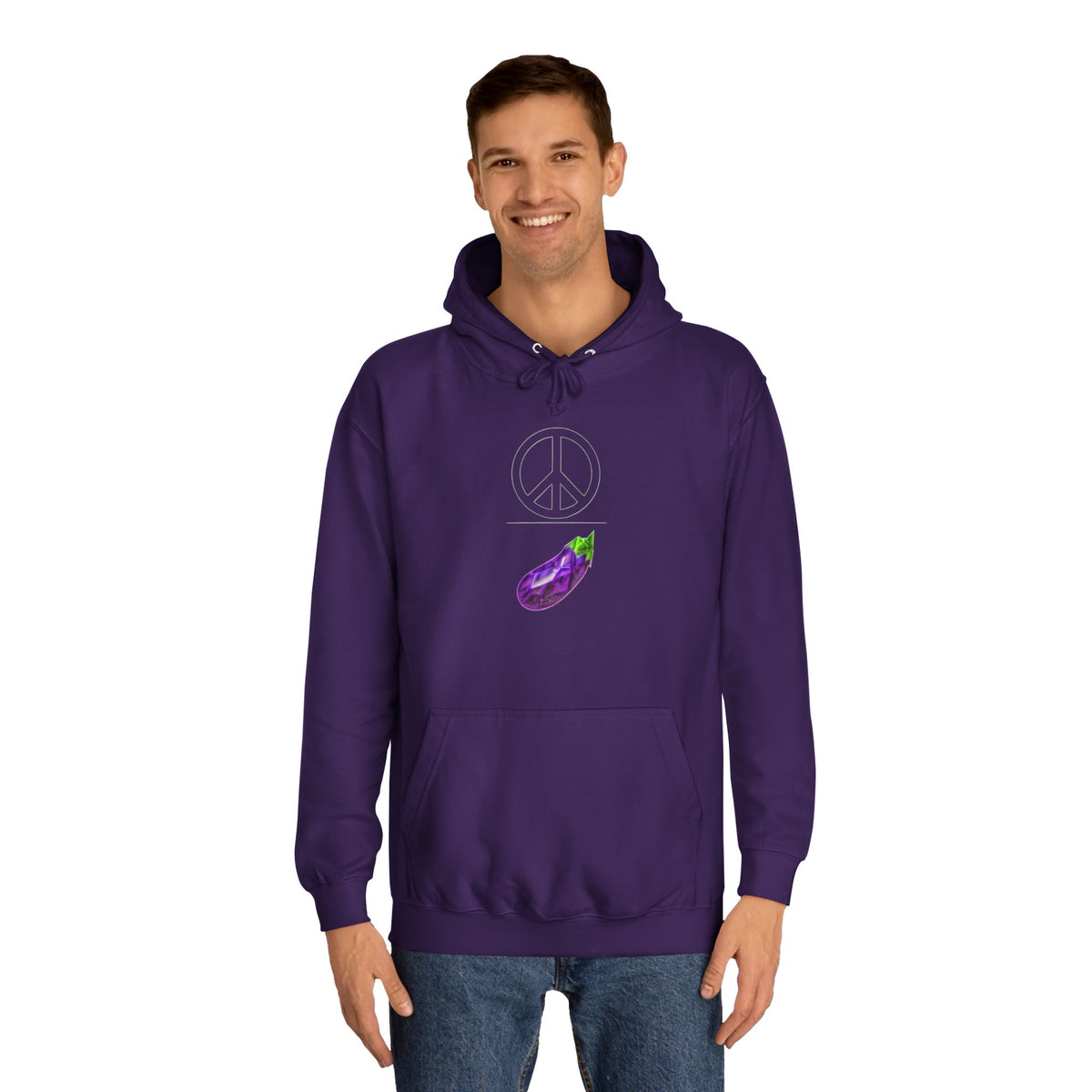 "Peace Ova" Unisex College Hoodie