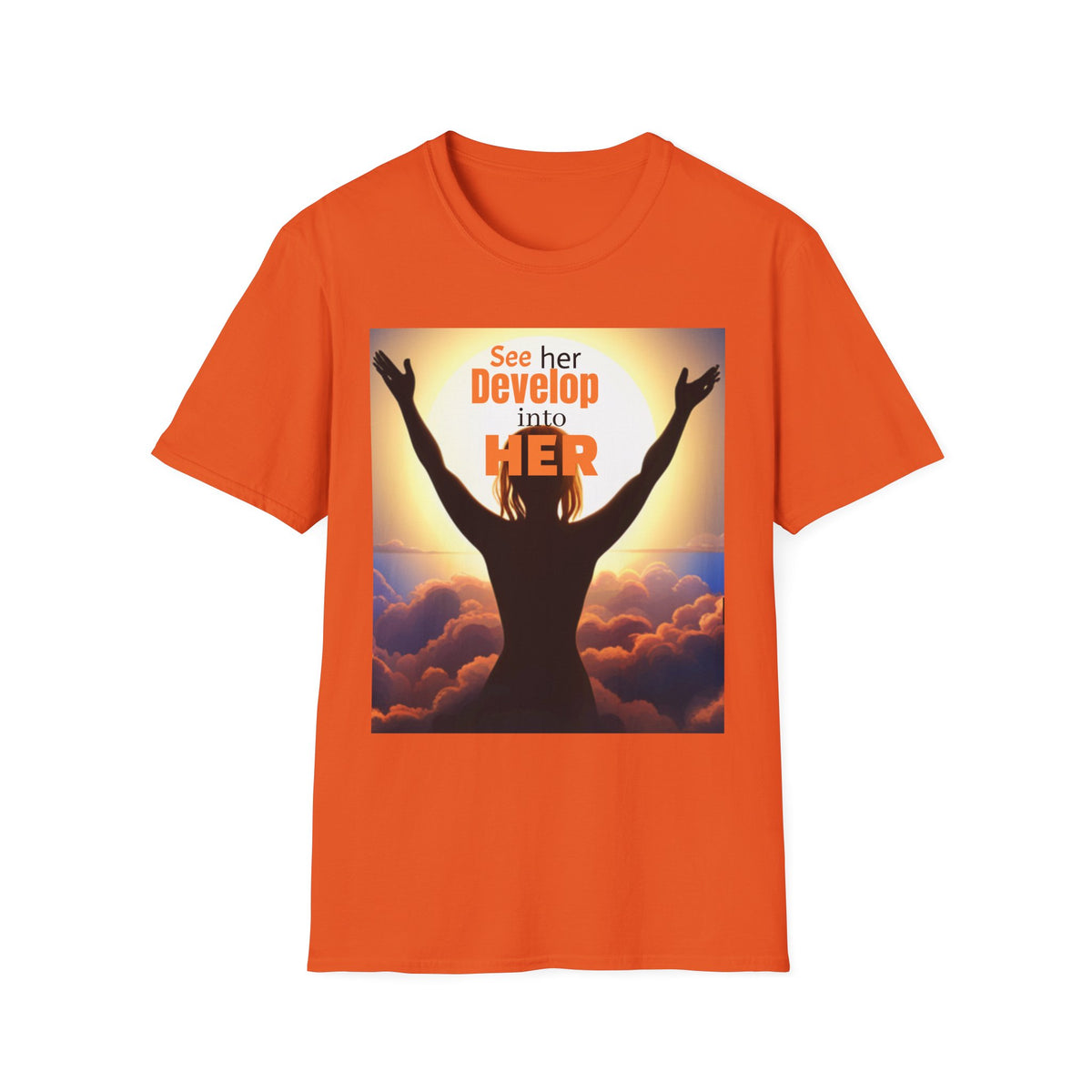 "BECOMING HER" Unisex Softstyle T-Shirt
