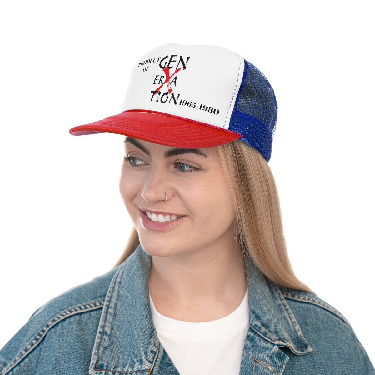 "Product of Generation X" Trucker Caps