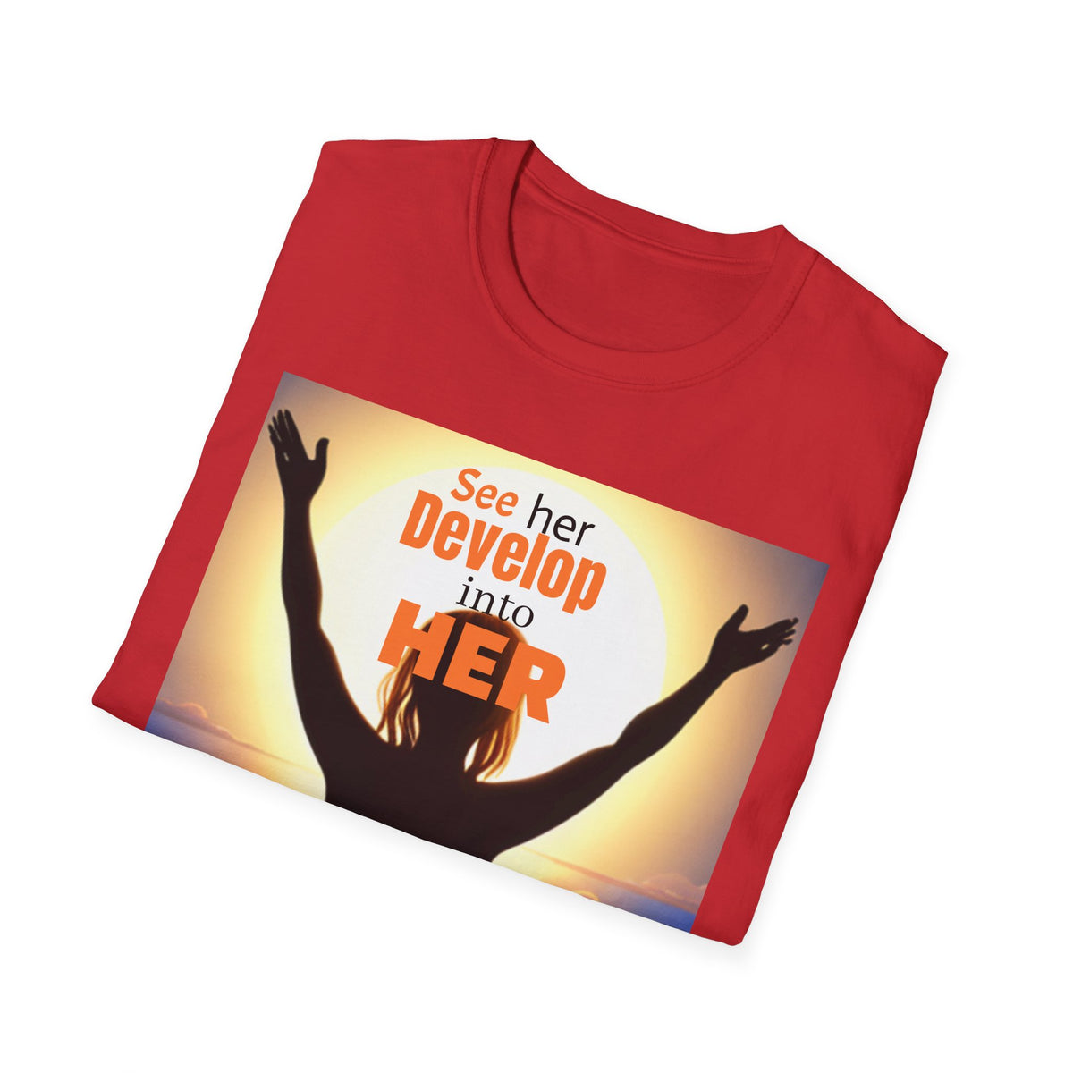 "BECOMING HER" Unisex Softstyle T-Shirt
