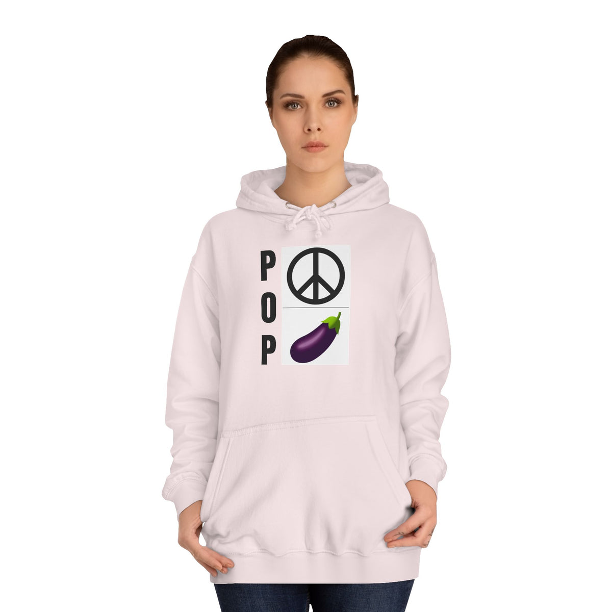 "Peace Ova" Unisex College Hoodie