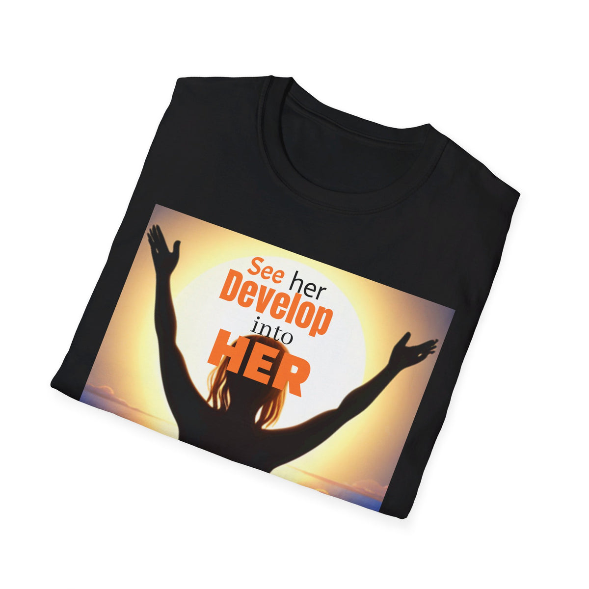 "BECOMING HER" Unisex Softstyle T-Shirt