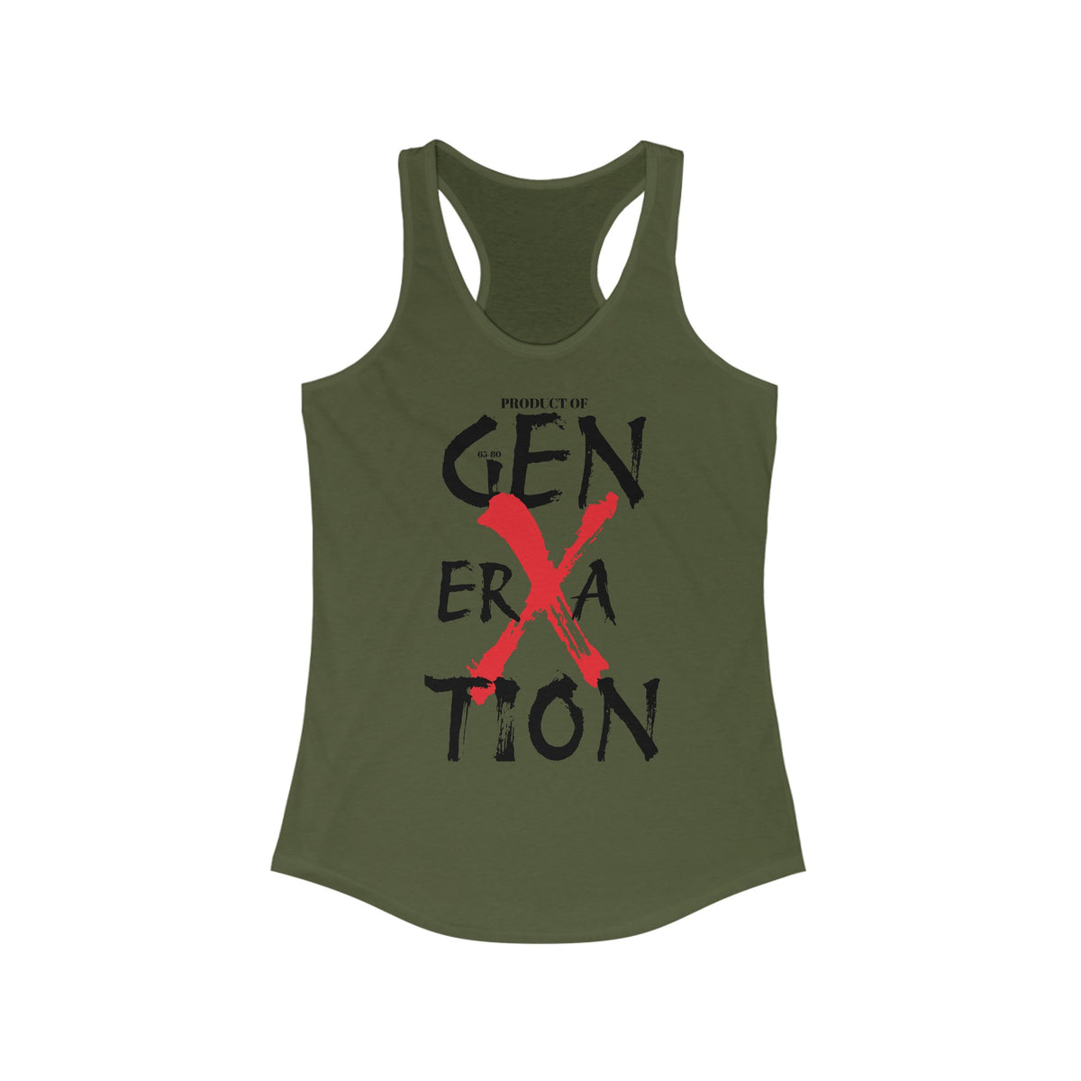 "Property of Generation X" Ideal Racerback Tank