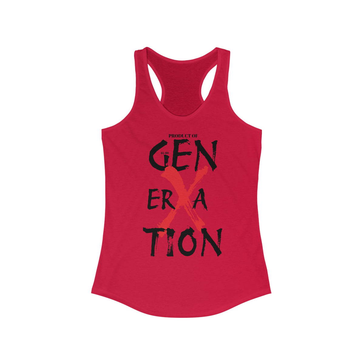 "Property of Generation X" Ideal Racerback Tank