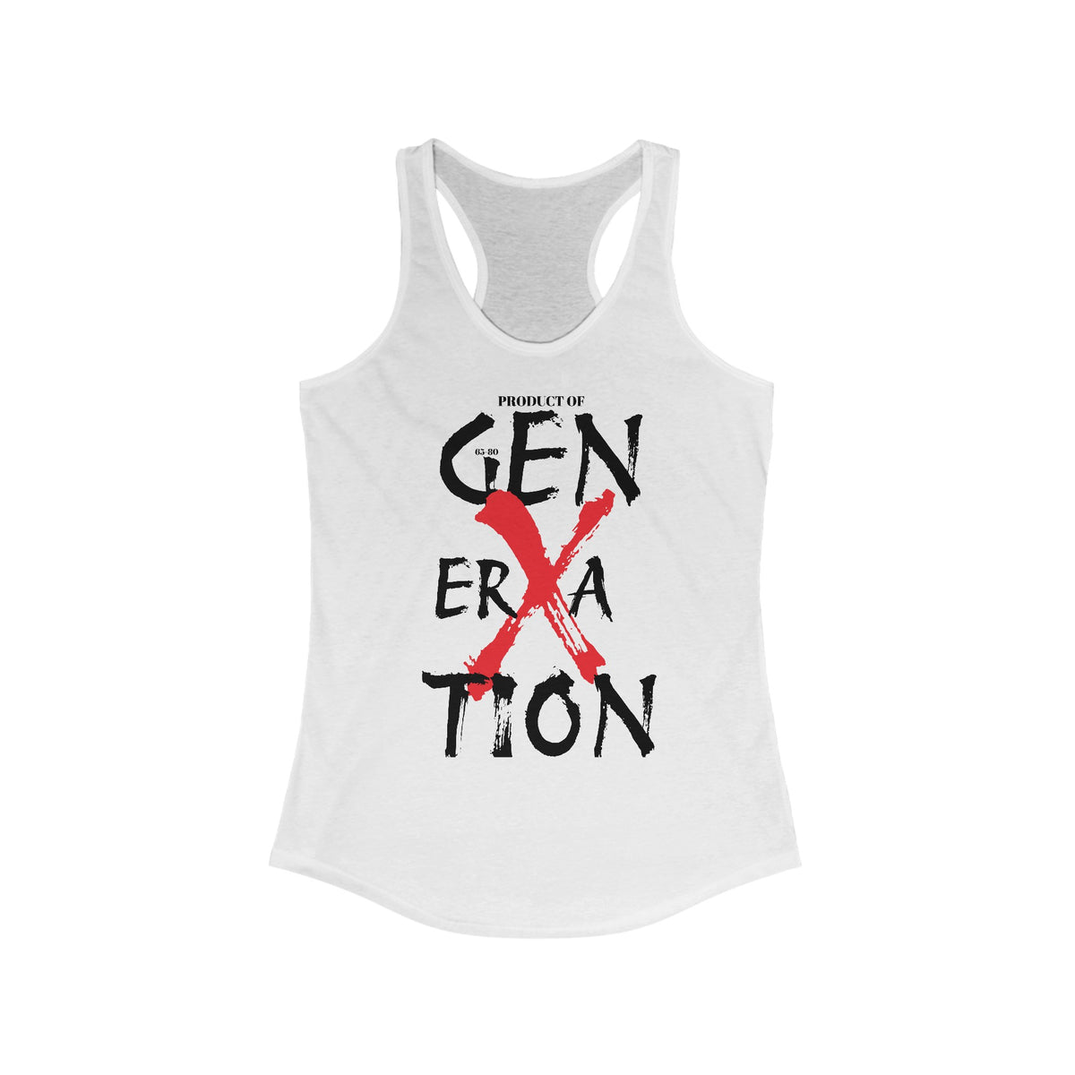 "Property of Generation X" Ideal Racerback Tank