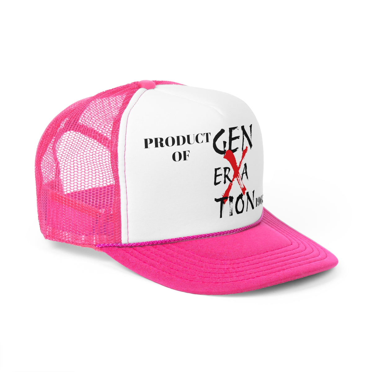 "Product of Generation X" Trucker Caps