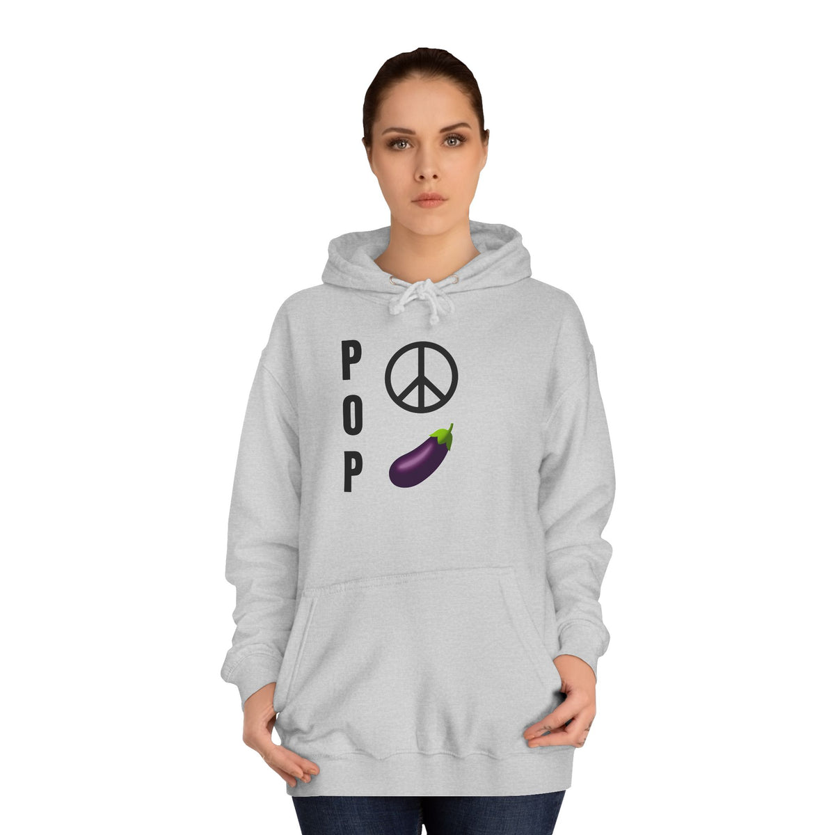 "Peace Ova" Unisex College Hoodie