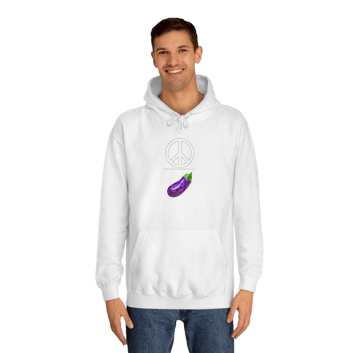 "Peace Ova" Unisex College Hoodie