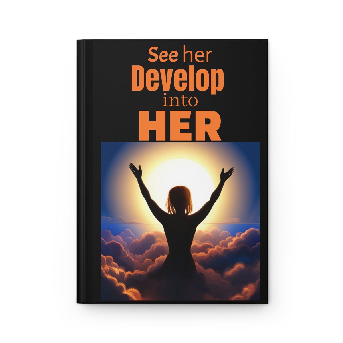 "BECOMING HER" Hardcover Journal Matte