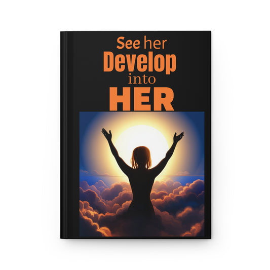 "BECOMING HER" Hardcover Journal Matte