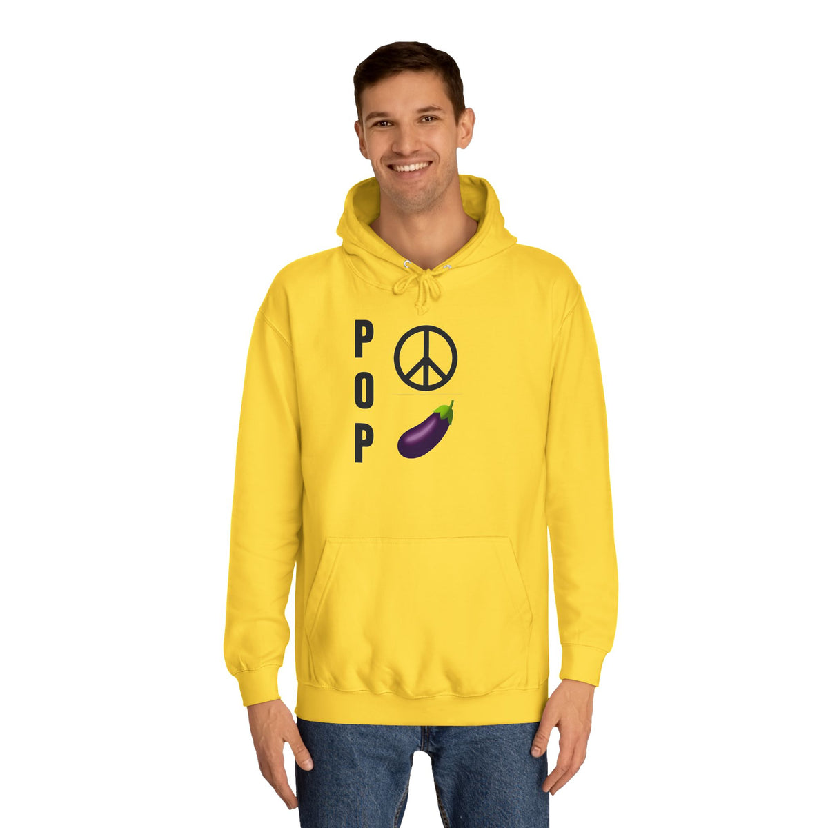 "Peace Ova" Unisex College Hoodie