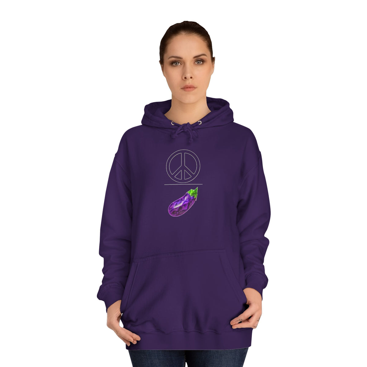 "Peace Ova" Unisex College Hoodie